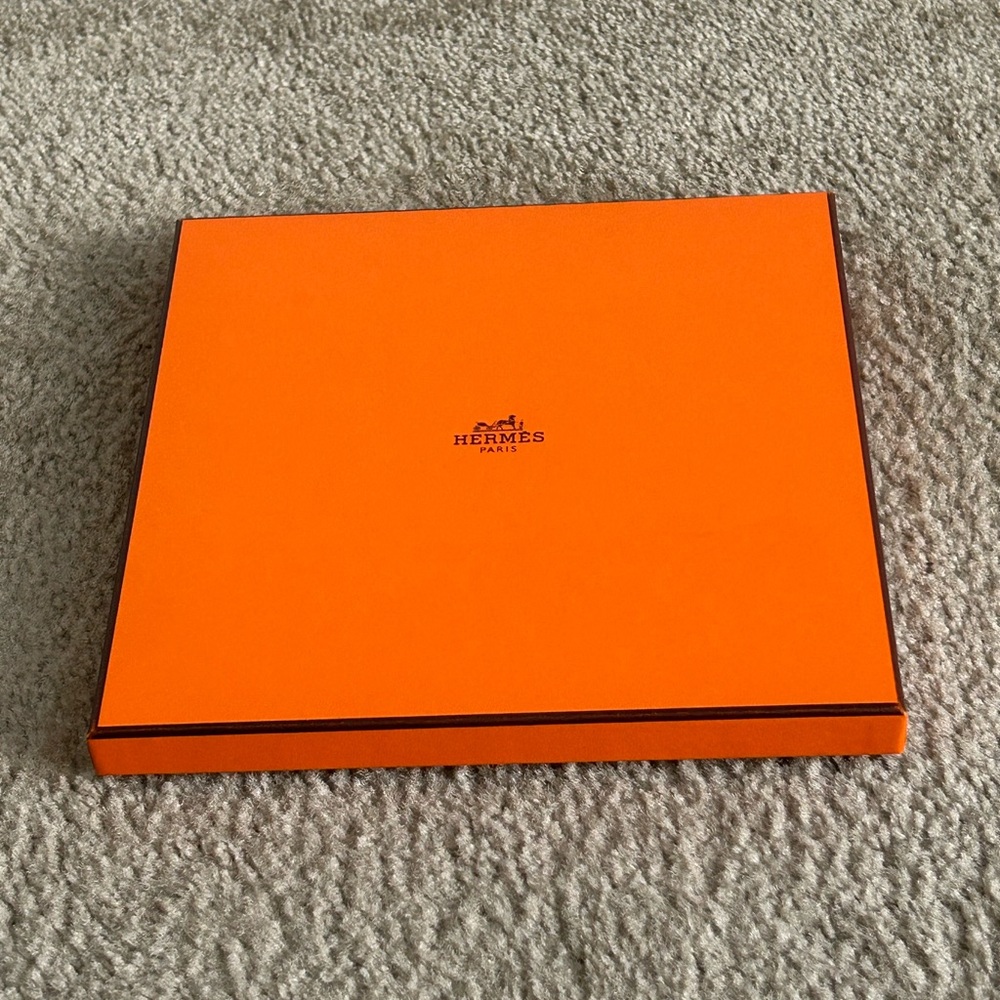 Hermes EMPTY Orange Box for Silk Scarf or Light weight gift